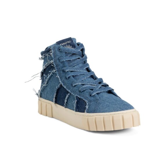 FARM RIO denim Made In Brazil Flatform Sneakers